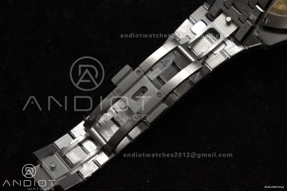 SA3120 Affordable Frosted SS Super SS 15454 On Textured White Dial Royal Clone Oak 1033 Edition APSF 1:1 Best 37mm Bracelet 1002